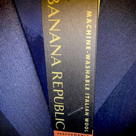 NWT! Banana Republic Washable Italian Wool Blazer - Picture 5 of 6